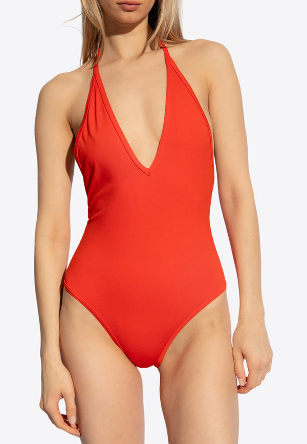 Halterneck One-Piece Swimsuit