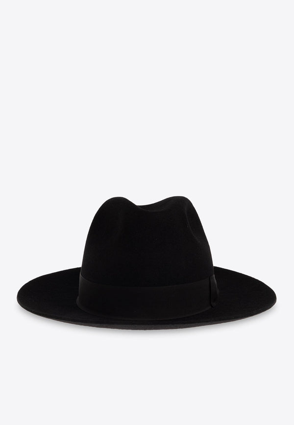 Wool-Blend Fedora Hat