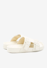 Ease Leather Double-Strap Slides