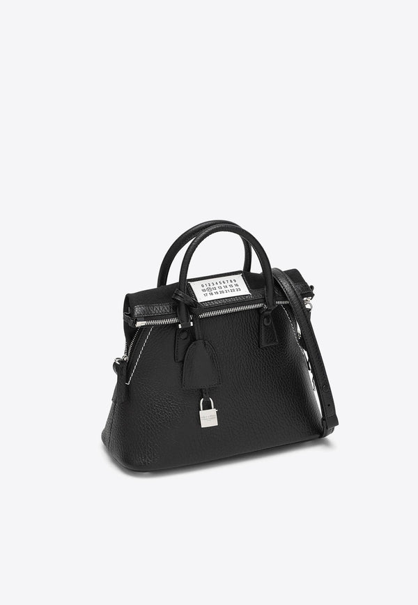 Mini 5AC Leather Top Handle Bag