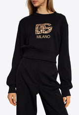 Logo Embroidered Crewneck Sweatshirt