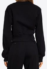 Logo Embroidered Crewneck Sweatshirt