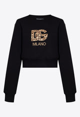 Logo Embroidered Crewneck Sweatshirt