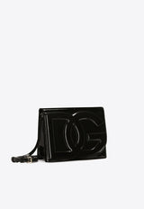 DG Logo Patent Leather Crossbody Bag