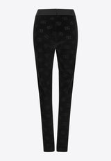 Logo Monogram Jersey Leggings