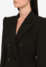 Double-Breasted Wool Blazer