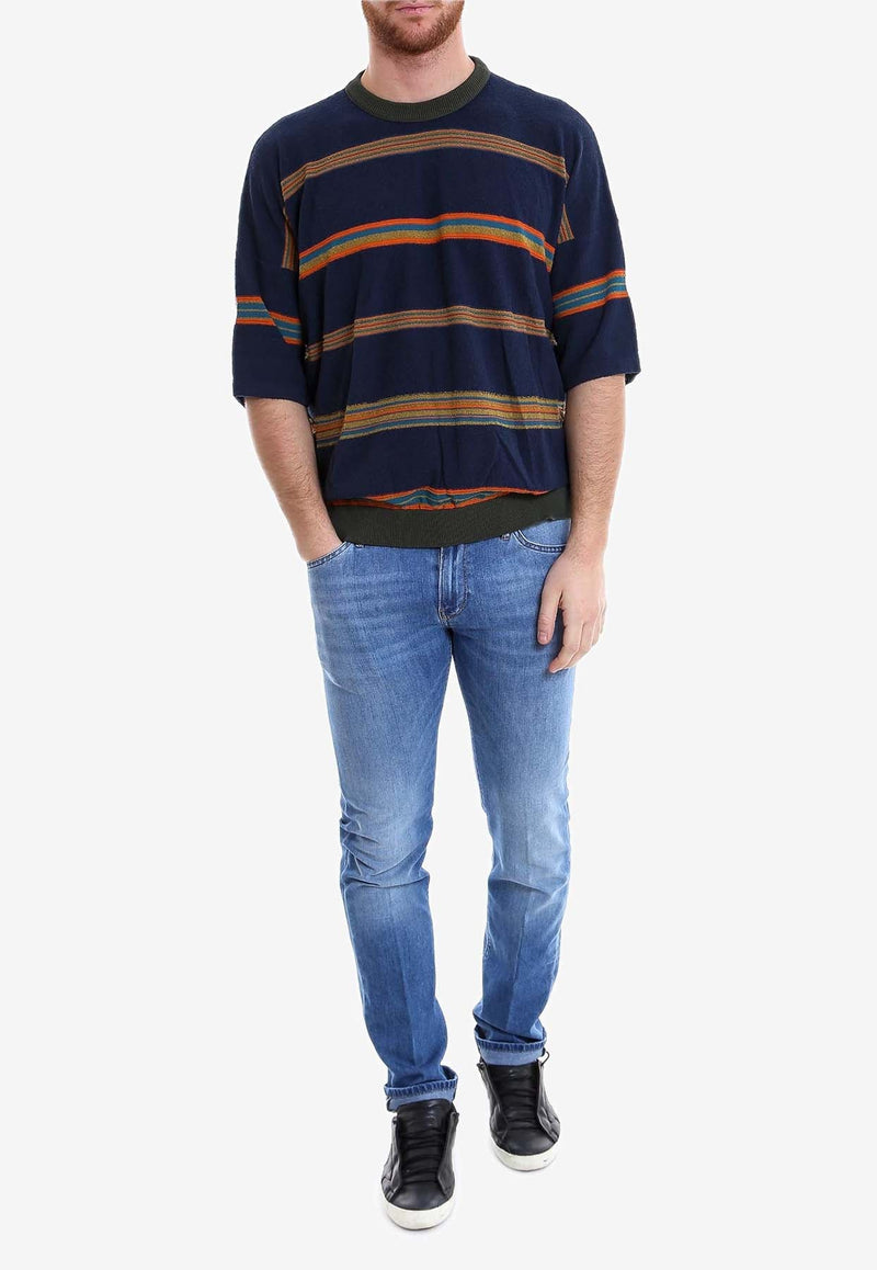 Nuur Striped Crewneck T-shirt