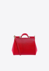 Large Sicily Top Handle Bag in Dauphine Leather