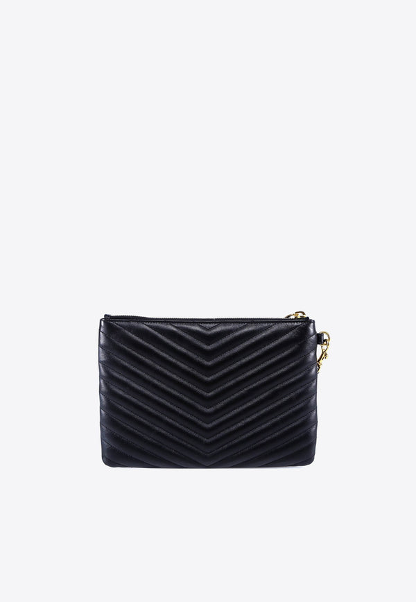 Cassandre Quilted Leather Pouch Bag