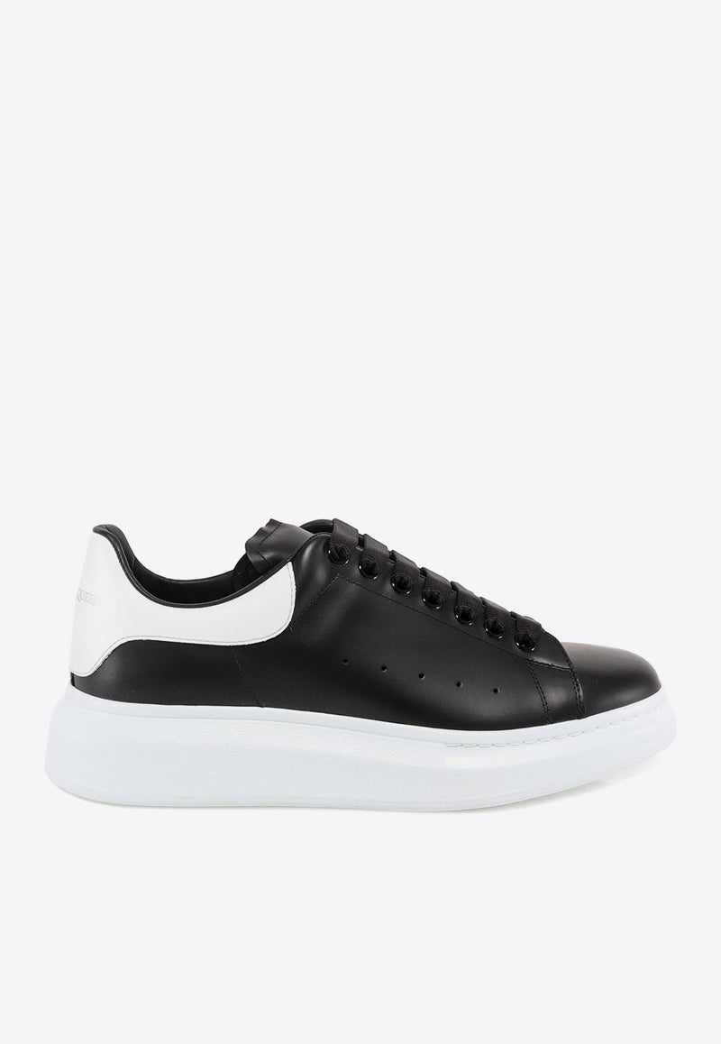 Oversized Leather Low-Top Sneakers