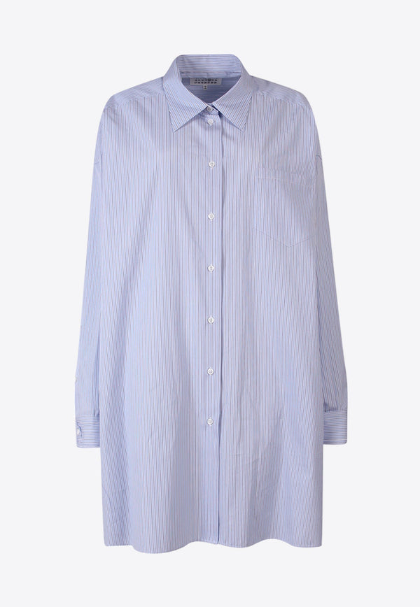 Pinstripe Oversized Shirt