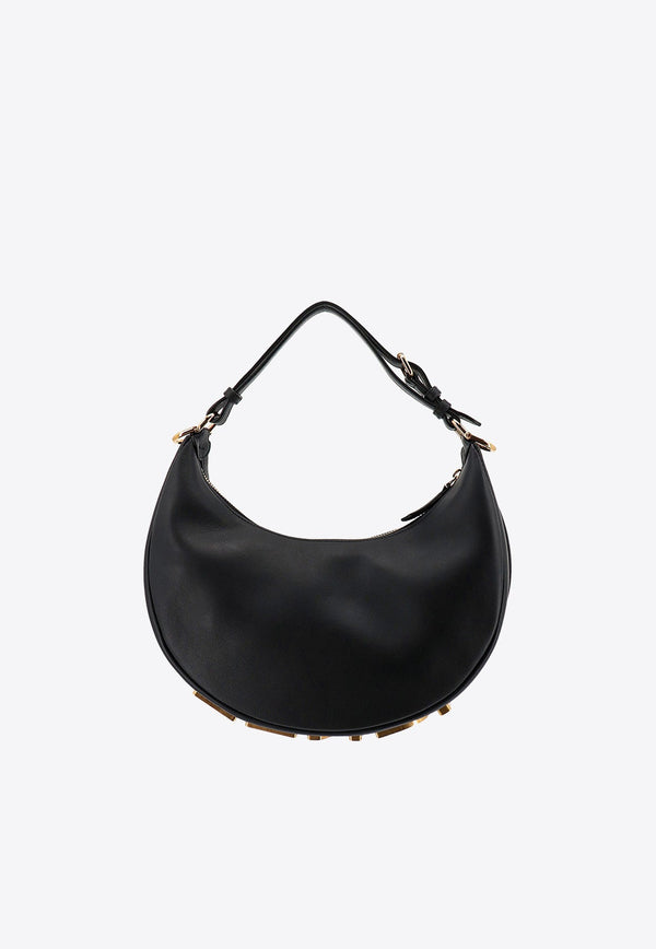 Small Fendigraphy Leather Hobo Bag