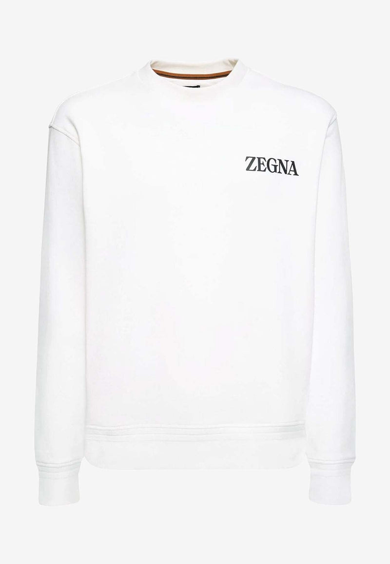 Logo Print Crewneck Sweatshirt