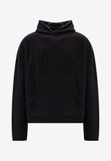 Logo Jacquard Hooded Sweater