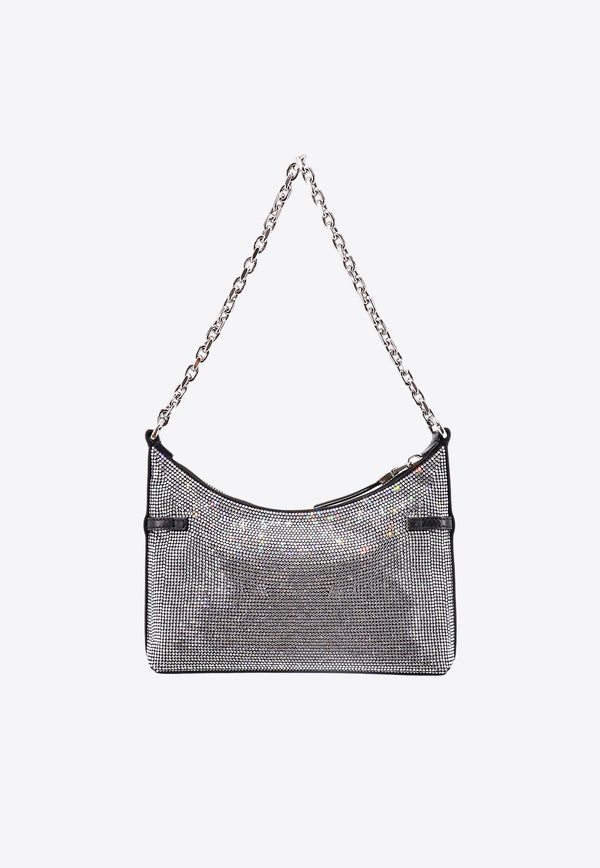 Voyou Crystal-Embellished Shoulder Bag