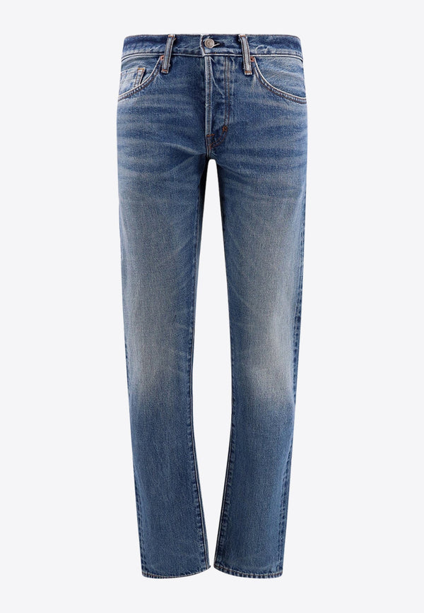 Basic Straight-Leg Jeans