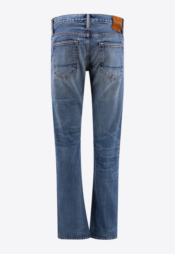 Basic Straight-Leg Jeans