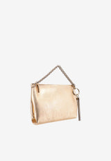 Callie Metallic Leather Shoulder Bag