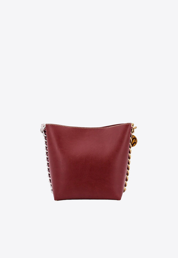 Frayme Faux Leather Bucket Bag