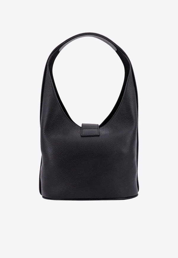 Medium Gancini Buckle Hobo Shoulder Bag