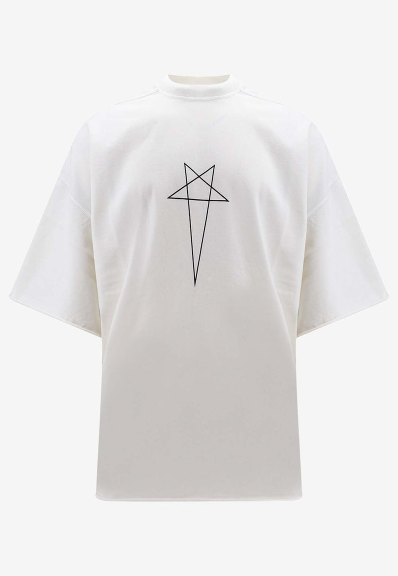 Pentagram Logo Crewneck T-shirt