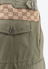 GG Canvas Insert Cargo Pants