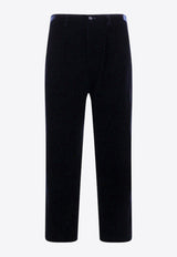 Straight-Leg Velvet Pants