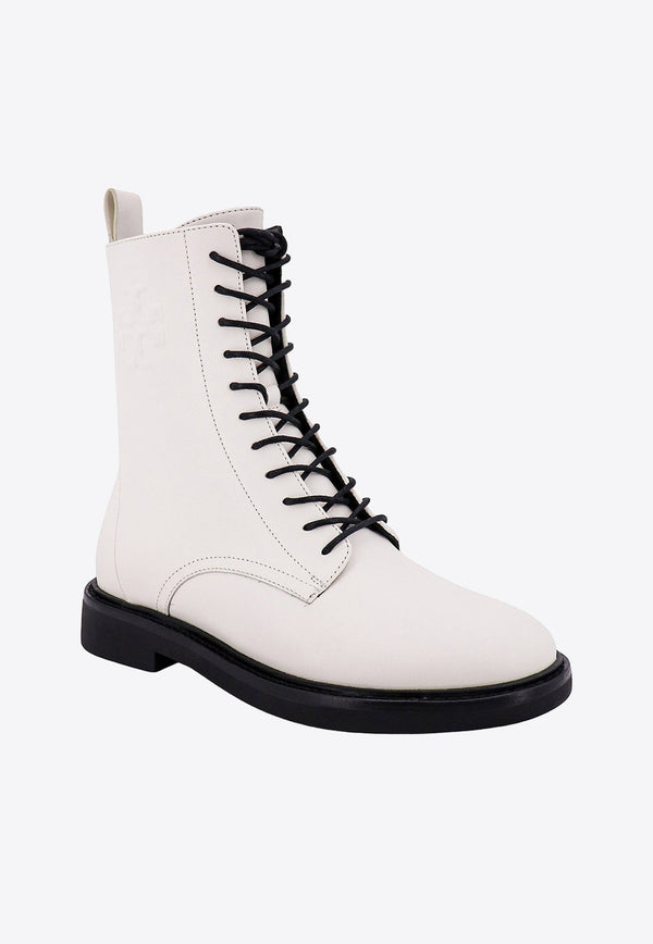Double T Leather Ankle Boots