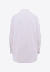 Draped Orchid Detail Shirt