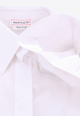 Draped Orchid Detail Shirt