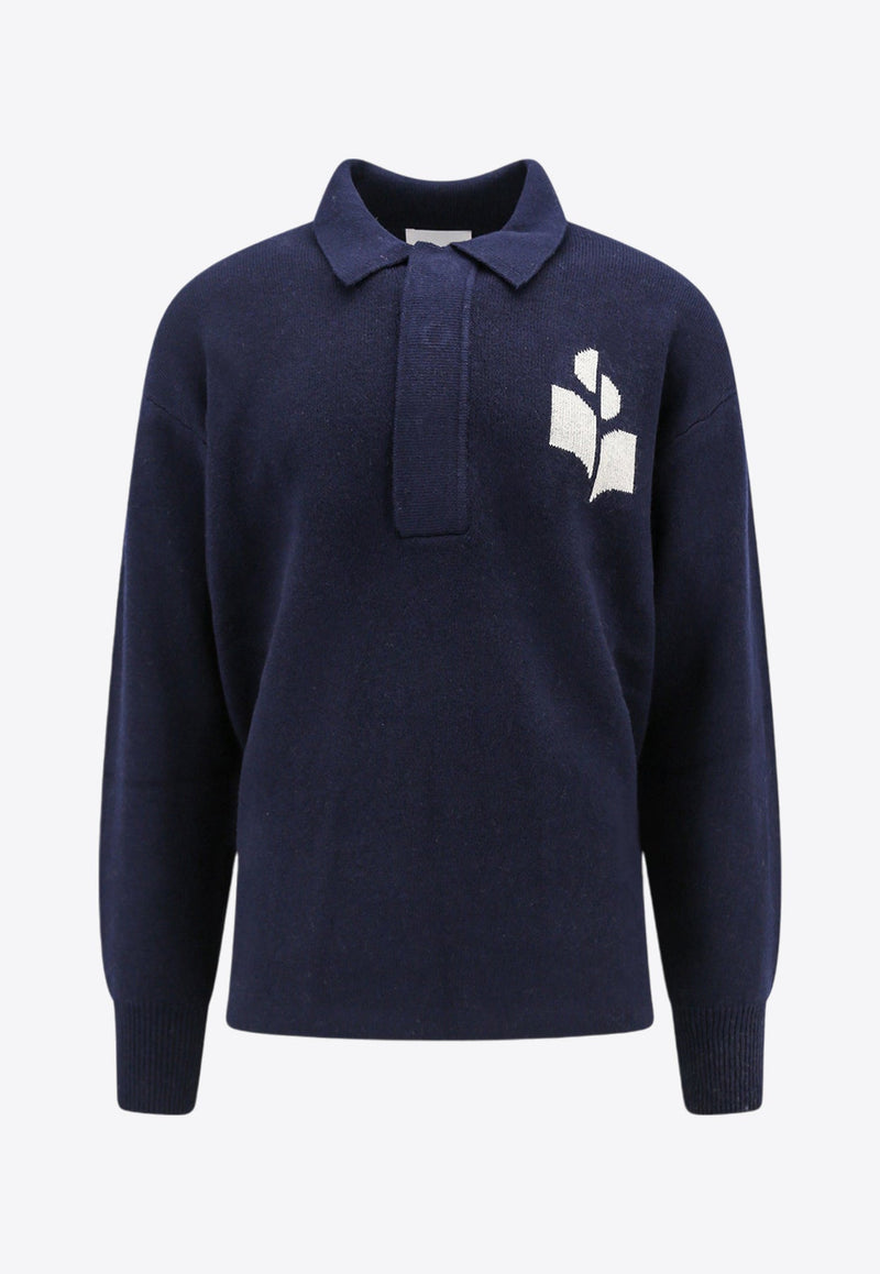 William Logo Intarsia Sweater