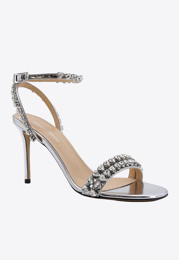 Audrey 95 Crystal- Embellished Sandals