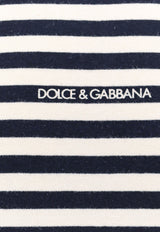 Logo Embroidered Stripe T-shirt
