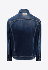 Logo Plate Denim Jacket