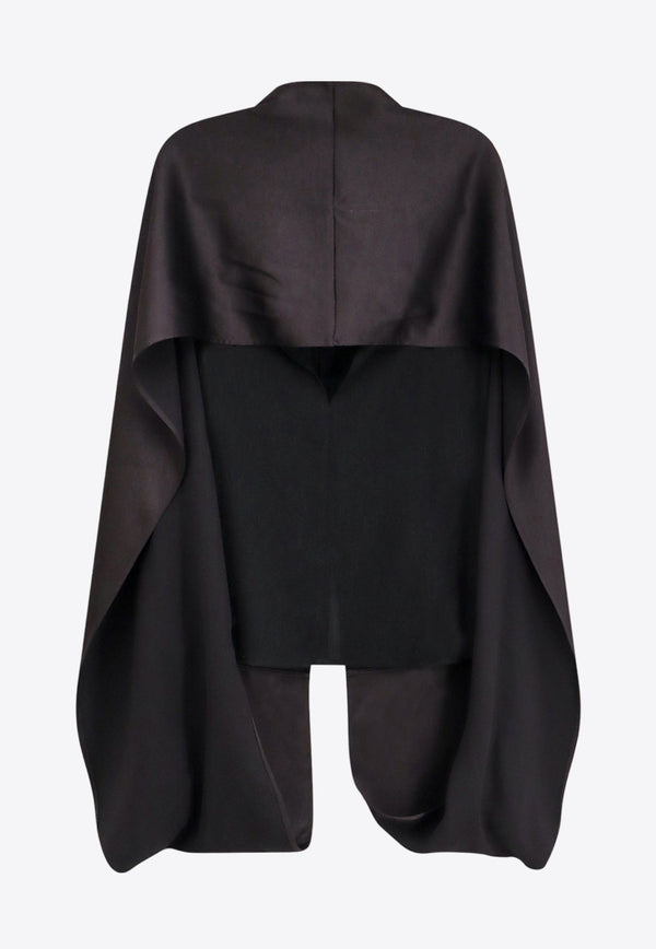 Wool Top with Cape-Detail