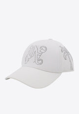 Studded Monogram Baseball Cap