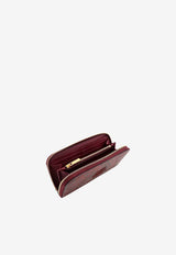 Paisley-print Embroidered Logo Wallet