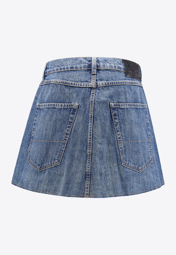 Cover Mini Denim Skirt