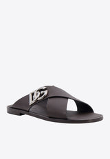 Lateral Monogram Leather Sandals