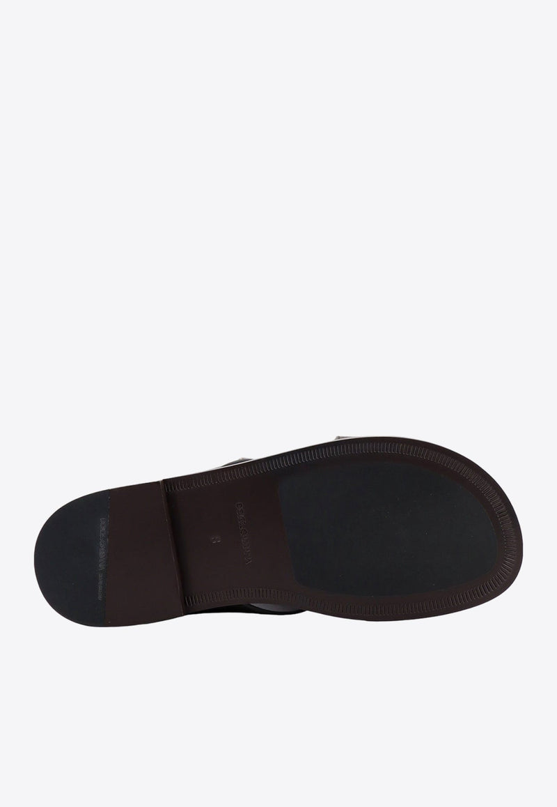 Lateral Monogram Leather Sandals