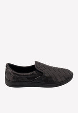 Sawyer Slip-On Sneaker in Intrecciato Leather