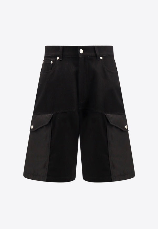 Hybrid Denim Cargo Shorts