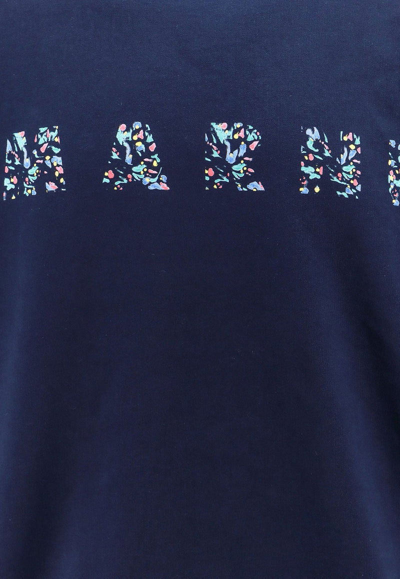 Floral Logo Sweatshirt