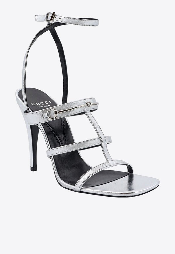 105 Slim Horsebit Strappy Sandals