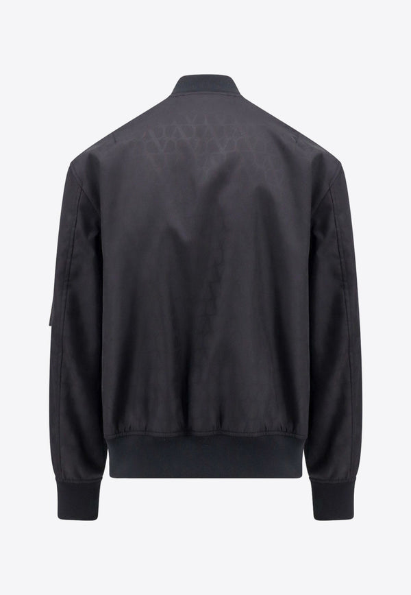 Toile Iconographe Print Nylon Bomber Jacket