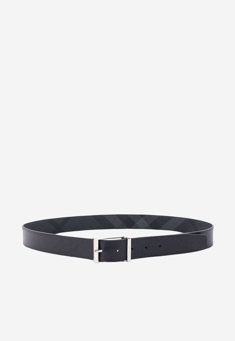 Logo Buckle Reversible Belt