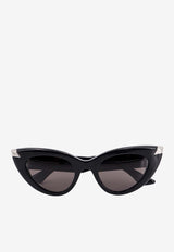 Punk Rivet Cat-Eye Sunglasses