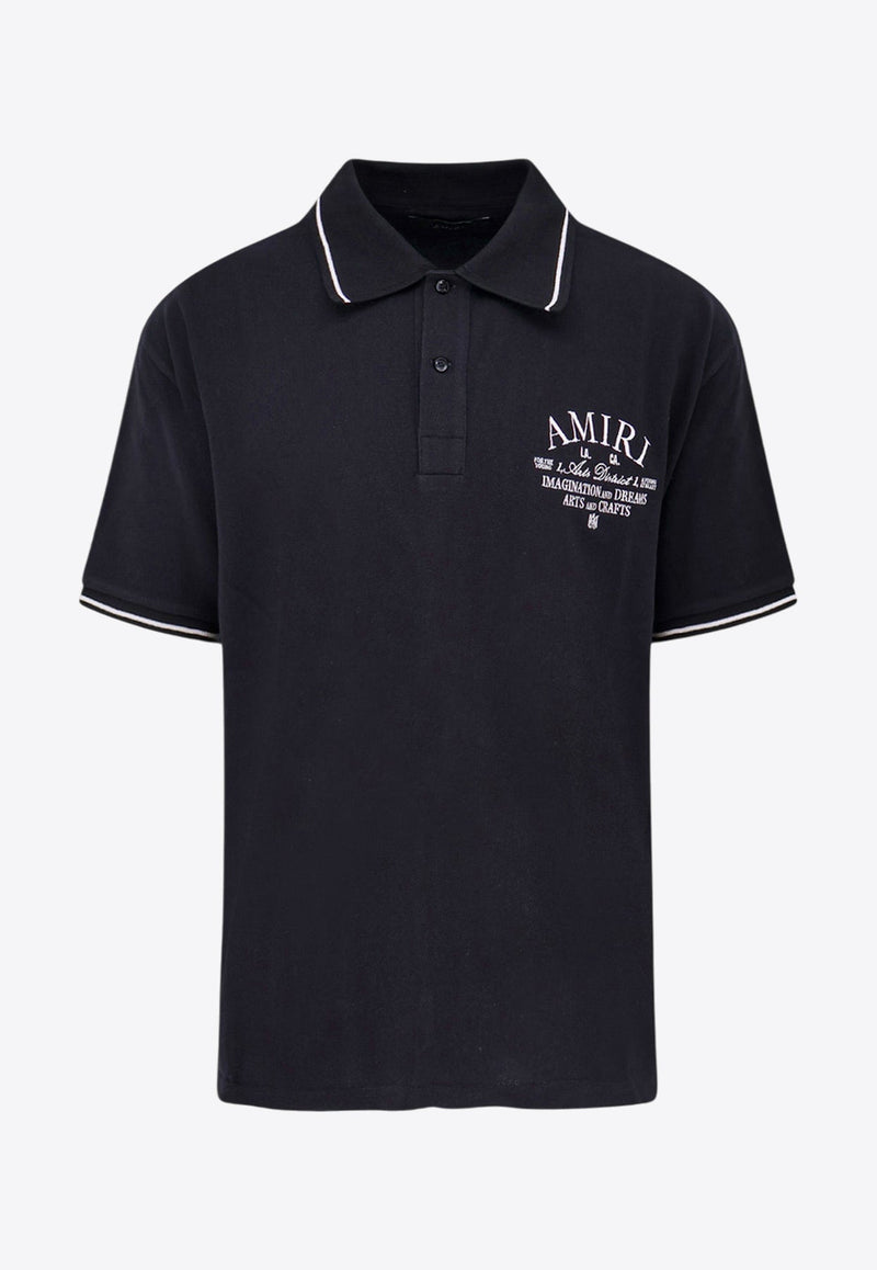 Arts District Printed Logo Polo T-shirt