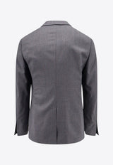 Wool Single-Breasted Blazer