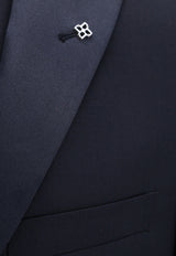 Single-Breasted Wool Tuxedo Suit